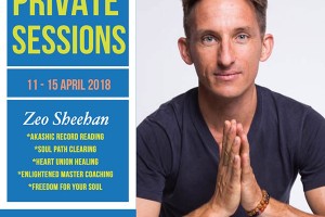 Private Healing Sessions (5 Types) with Zeo Sheehan, 11-15 April 