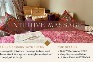 INTUITIVE MASSAGE - Private Healing Session with Justin Chan, 16 & 17 Dec